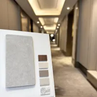 Hotel vanity package material board