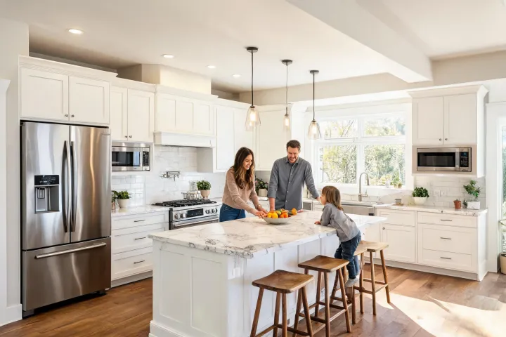 Custom residential kitchen remodel